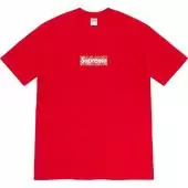 supreme t shirt low price pas cher center supreme logo red